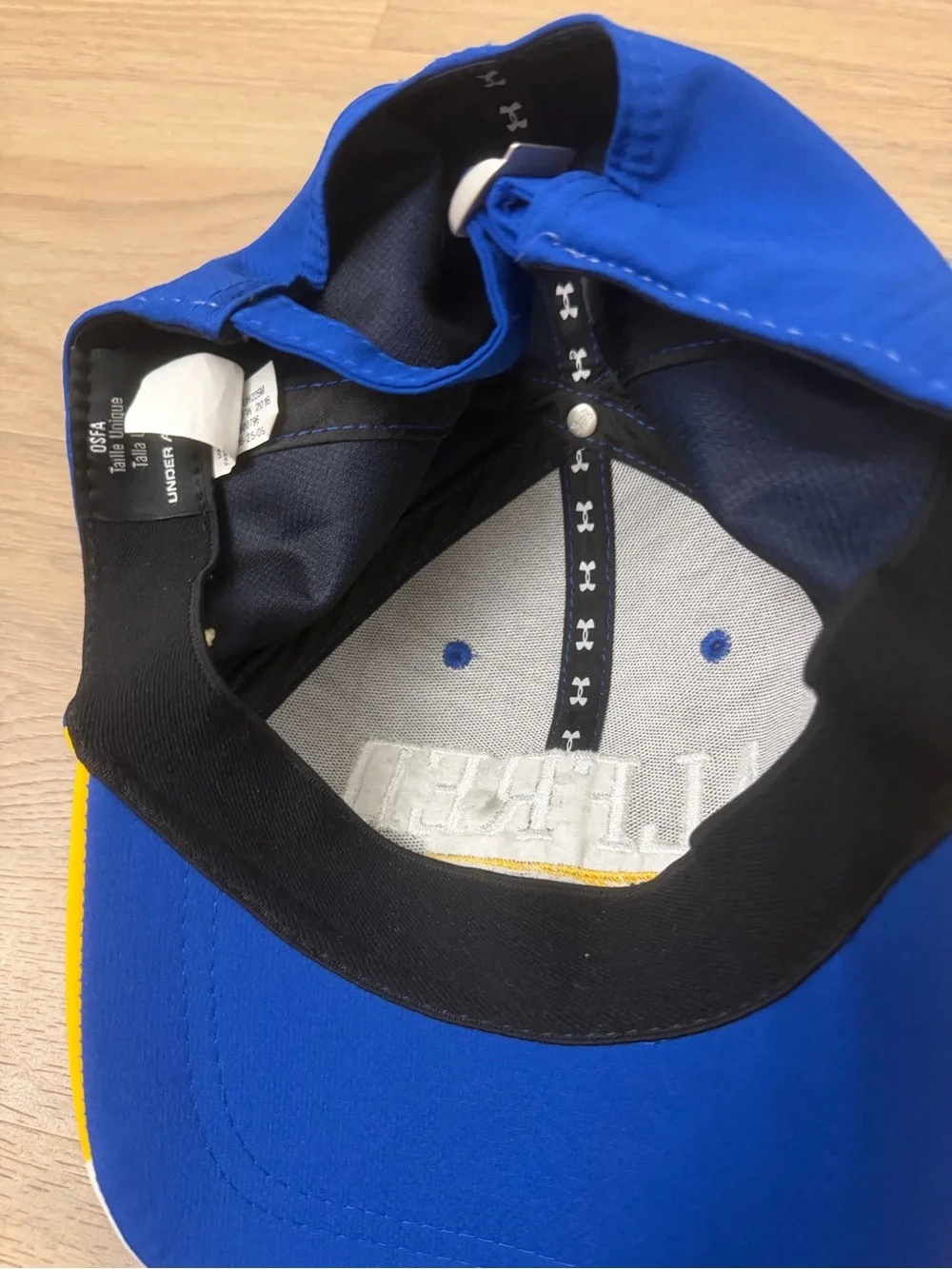 Under Armour Alfred State Blue & Yellow Baseball Cap